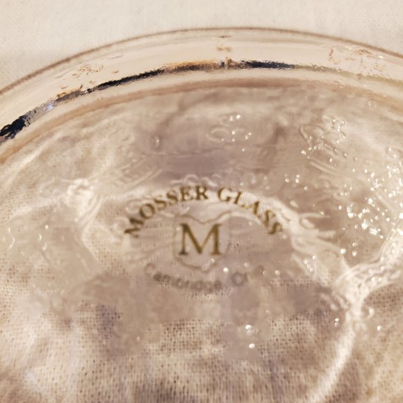 Mosser Glass Miniature 4-Piece Pink Cameo Set - Picture 2 of 10